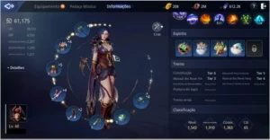 Mir4 Lvl60 e 60 k de poder Server NA 34
