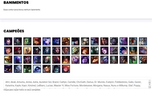 Conta Unranked com 52 champs e 14 Skins - League of Legends LOL