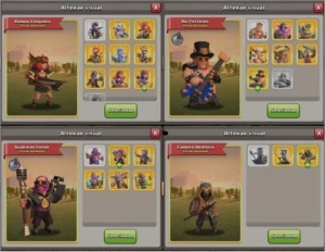 CV14 SEMI FULL TH14 6 CONSTRUTOR 25 SKINS HERÓIS FULL - Clash of Clans