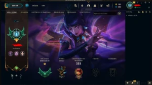 Conta De Lol Com 542 Skins, Esmeralda E Com Mmr Positivo - League of Legends