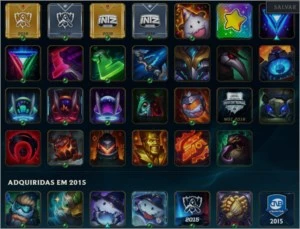 Conta top + de 320 skins all champs muitos anos de conta - League of Legends LOL