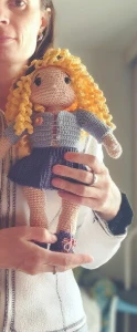 Boneca Be (bubalu) Bichinho de Croche (personalizados) - Artesanato e Personalizados