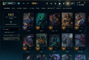 Prata 3 com 105 Champs e 40 Skins +5 Fragmentos - League of Legends LOL
