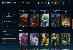 Prata 3 com 105 Champs e 40 Skins +5 Fragmentos - League of Legends LOL