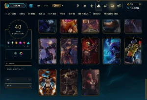 Prata 3 com 105 Champs e 40 Skins +5 Fragmentos - League of Legends LOL