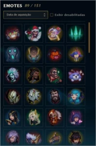 conta lol level 196, 70 skin e mmr bom gold 1 - League of Legends