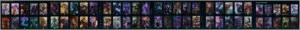 conta lol level 196, 70 skin e mmr bom gold 1 - League of Legends