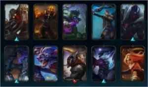 conta lol level 196, 70 skin e mmr bom gold 1 - League of Legends