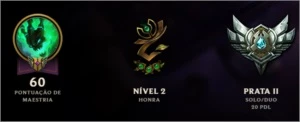 Conta League of Legends Prata 2 LOL