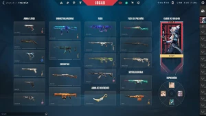 Prata 2 com TODOS os Champs e 247 Skins + Skins no Valorant - League of Legends LOL