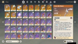 Conta End Game Ar 60, Bem Upada, Varios Bis + Banner Garanti - Genshin Impact