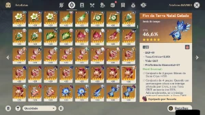 Conta End Game Ar 60, Bem Upada, Varios Bis + Banner Garanti - Genshin Impact