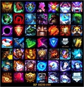 Conta lol 84 skins 86 campeões ouro V season 5 e 6. - League of Legends