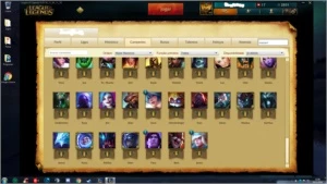 Conta lol 84 skins 86 campeões ouro V season 5 e 6. - League of Legends