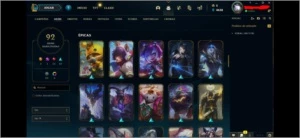 Conta League of Legends, Level 139, 92 Skins, 90 Champs LOL