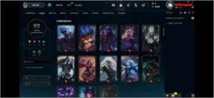 Conta League of Legends, Level 139, 92 Skins, 90 Champs LOL