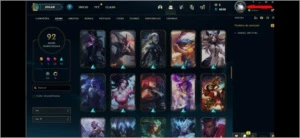 Conta League of Legends, Level 139, 92 Skins, 90 Champs LOL