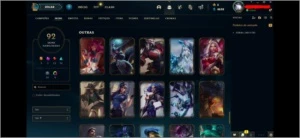 Conta League of Legends, Level 139, 92 Skins, 90 Champs LOL
