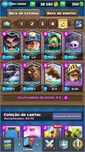 Conta Clash Royale - Desafiante 1 e Nível 10