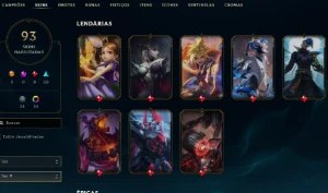 Conta League Of Legends FA LOL