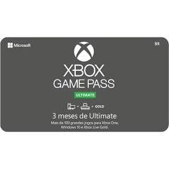 Xbox Game Pass Ultimate 3 meses - Assinaturas e Premium