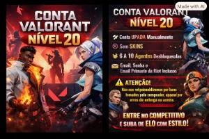 conta para smurfs level 20 - Valorant