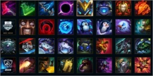 Conta desda season 1 152 skins todos os champions platina 2 - League of Legends LOL