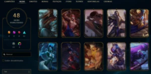 Conta League of Legends Full Acesso - 107 Champs e 48 Skins LOL