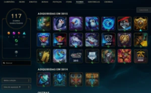 Conta League of Legends Full Acesso - 107 Champs e 48 Skins LOL