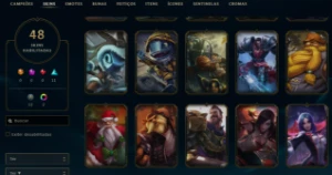 Conta League of Legends Full Acesso - 107 Champs e 48 Skins LOL