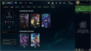 Conta LoL, Smurf, Platina II, 62% de Win Rate - League of Legends