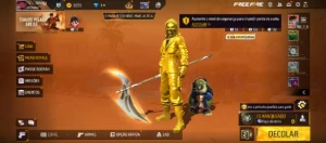 Conta ef mobile over 115 conta FF com tope criminal dourado  - FIFA