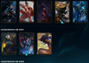 conta mono khazix atual master ex grao mestre com todas skin - League of Legends LOL