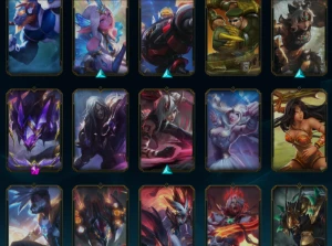 conta mono khazix atual master ex grao mestre com todas skin - League of Legends LOL