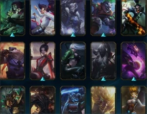 (LOL) CONTA PLATINA 3 MMR P1/D4 │ 50 SKINS, 58 CAMPEÕES - League of Legends