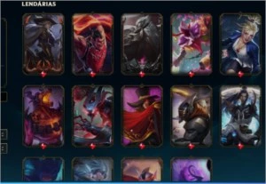 Conta 490 gold, platina na passada e dimond na retrasada. - League of Legends LOL