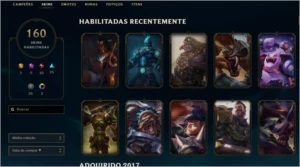 Conta lol s7 platina, 2k500 gastos em skins - League of Legends