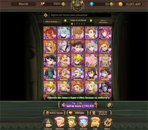 CONTA SEVEN DEADLY SINS: GRAND CROSS 7DS - Outros