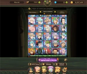 CONTA SEVEN DEADLY SINS: GRAND CROSS 7DS - Outros