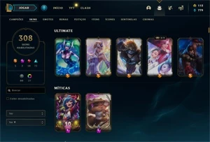 CONTA SEASON 3 RARA - League of Legends LOL
