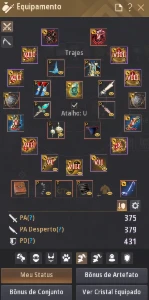 Conta top - Black Desert