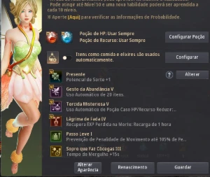 Conta top - Black Desert