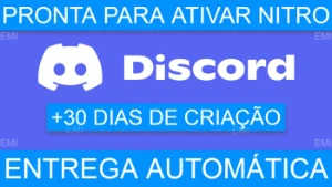 Conta Discord +30 Dias De Criação Para Ativar Nitro - Outros