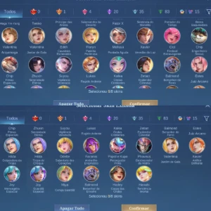 Conta Smurf com Kof da Karina, skins top, membro estrela ati - Mobile Legends