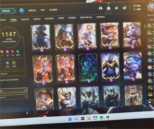 Conta de lol top de linha - League of Legends