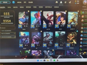 Conta de lol top de linha - League of Legends