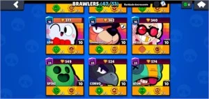 Conta brawl stars 47/51 brawler, todos full, 23k de troféus