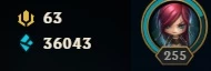 Conta de LOL|Platina 4|level 255|36.000 EA|90 skin-2ultimat - League of Legends