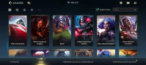 Conta wild Rift 156 skins!! - League of Legends: Wild Rift LOL WR