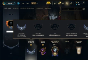 Prata 3 com 85 Champs e 6 Skins